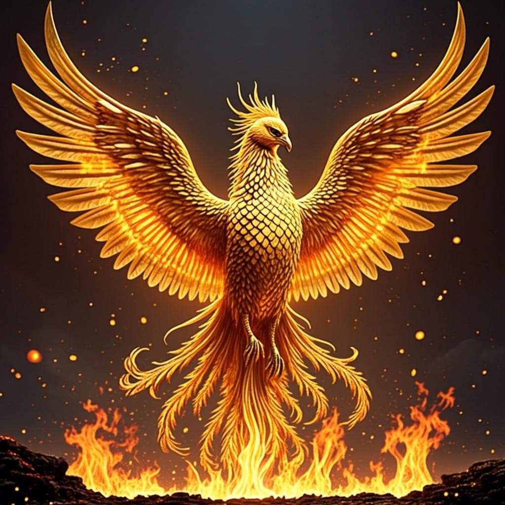 AI generated phoenix artwork